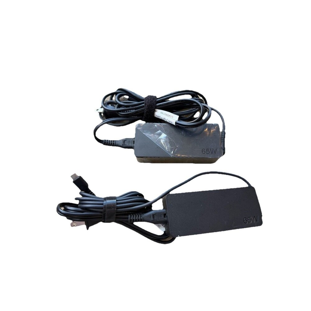 Lenovo ADLX65YCC2D ADLX65YCC2A 65W USB-C Laptop Charger OEM 2-Pack